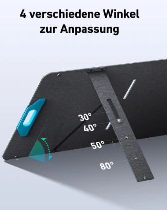 Anker Solix tragbares Solar Panel 400 Wp klappbar