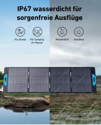 Anker Solix tragbares Solar Panel 200 Wp- upgrade von 531